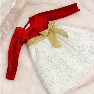 Bonnie Baby brand new with tags Baby Christmas dress.